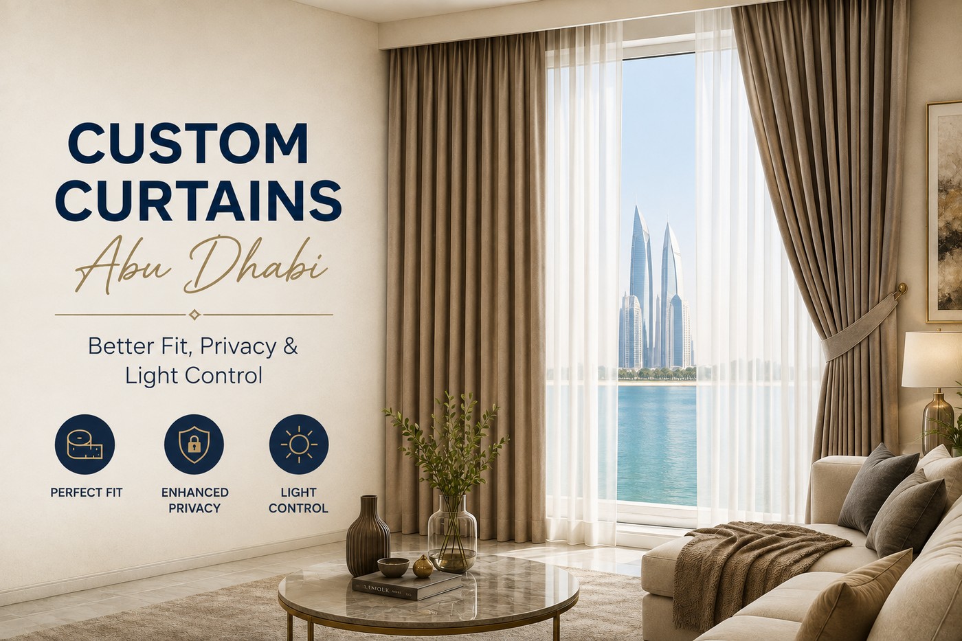 Custom Curtains Abu Dhabi: Smart Choices for Modern Homes